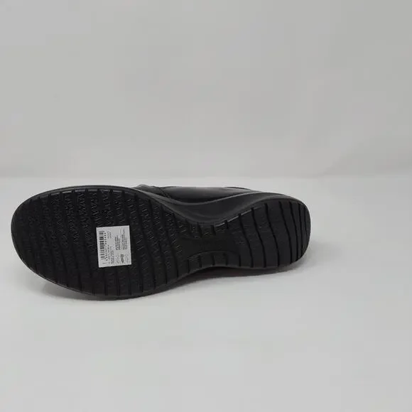 Clarks Collection Women’s Black Patent Leather Comfort Shoes Zip Size 9 Wide NEW - Picture 14 of 14